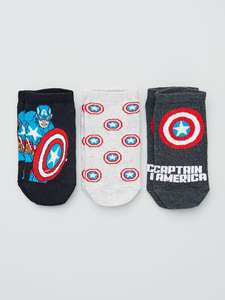 Pack de 3 pares de calcetines 'Marvel' - GRIS
