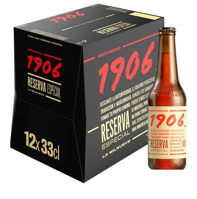 Cerveza rubia Reserva Especial pack 12 botellas 33 cl [0'83€/ud]
