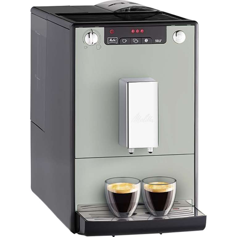 Cafetera superautomática - Melitta E 950-777, 1400 W, 2 tazas, Sistema extracción aroma, Inox. Amazon Iguala.