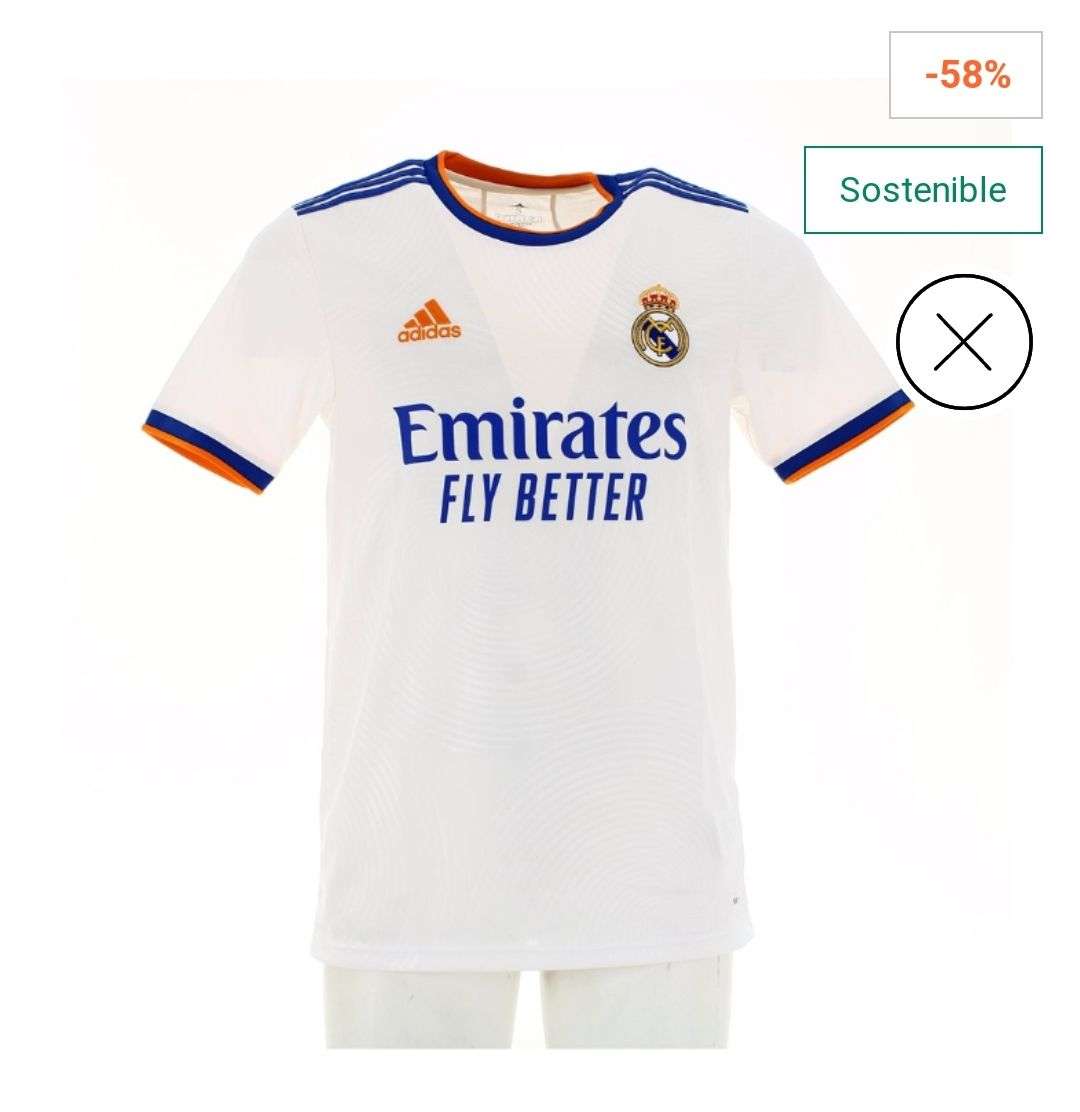 adidas Camiseta Manga Corta Real Madrid Primera Equipación » Chollometro