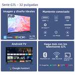 CHiQ L32G7L, Smart TV 32" (80cm), TV con Android 11 REACO (muy bueno - como nuevo 117,07€)