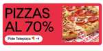 3 pizzas medianas (2 ingredientes) TELEPIZZA