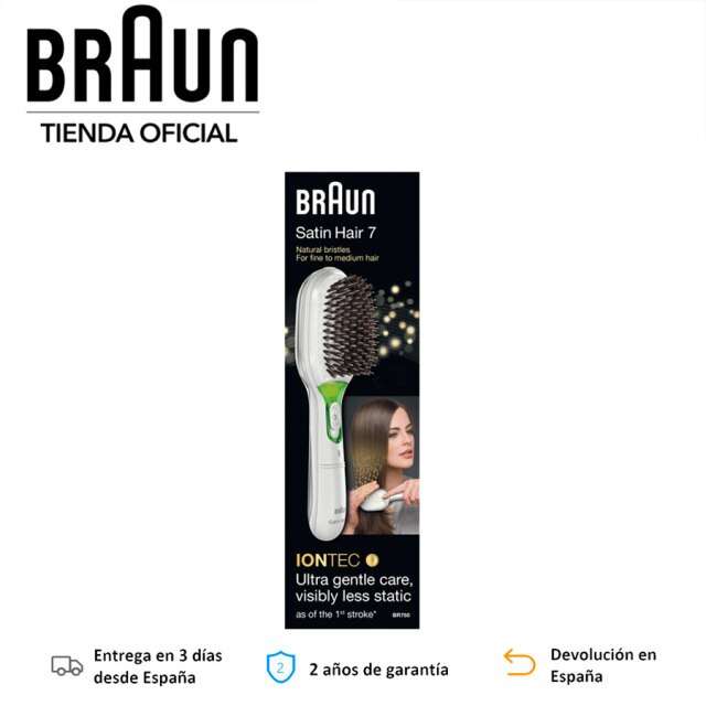 Braun Satin Hair 7 BR750, Cepillo alisador de cabello