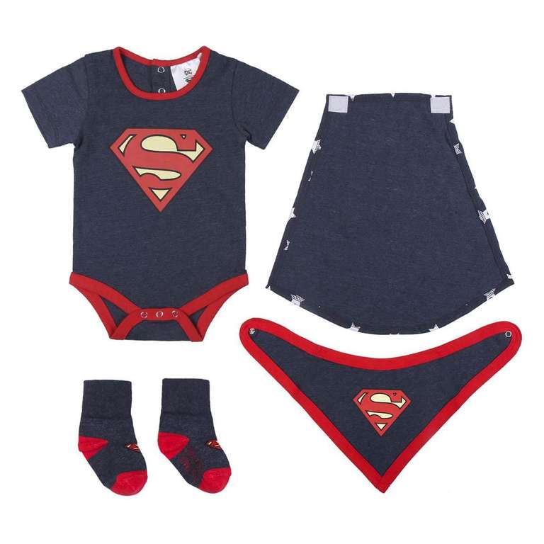 Conjuntos para bebes de Super heroes [ Batman,Superman y Wonder Woman ]