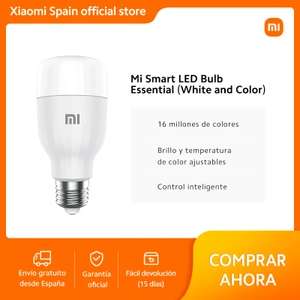 Bombilla inteligente Xiaomi LED [Tienda oficial Xiaomi] 0,99€ si eres nuevo usuario