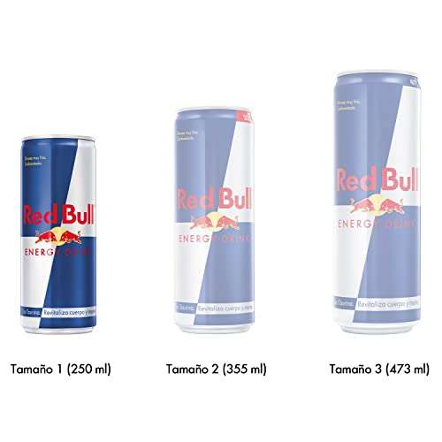 24 latas Red Bull Bebida Energética, Regular, 3x 8 x 250ml. 5'74€/pack-0'71€/lata