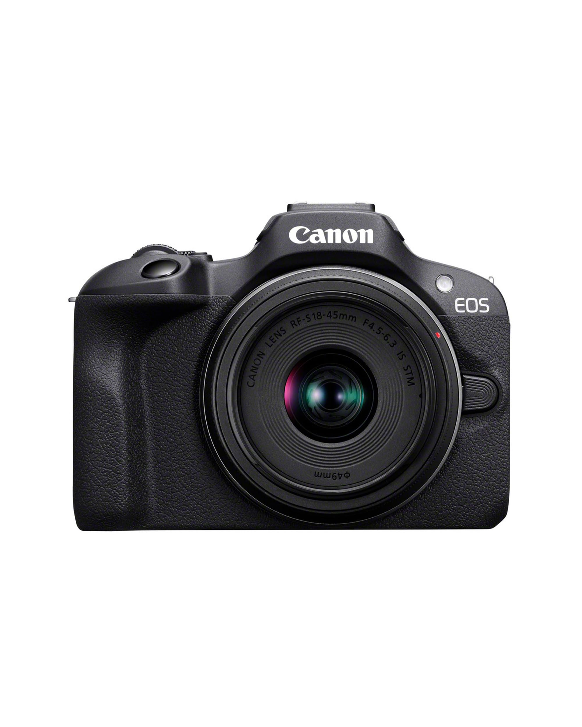 CANON EOS R100 + Objetivo RF-S 18-45 mm + Objetivo RF-S 55-210 mm