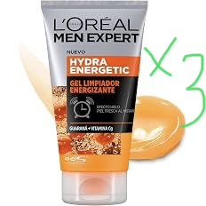 Añadir 3 unidades L'Oréal Men Expert Hydra Energetic - GEL LIMPIADOR 100ml - LA UNIDAD SALE A 3,05€
