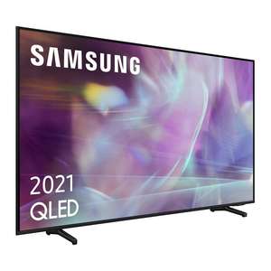 TV QLED 50" - Samsung QE50Q60A, UHD 4K, Smart TV, HDR10+, Tizen, Motion Xcelerator, Negro