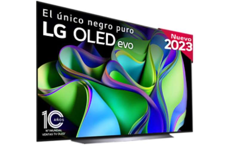 TV OLED 83" - LG OLED83C34LA, UHD 4K, Inteligente α9 4K Gen6, Smart TV (2023)