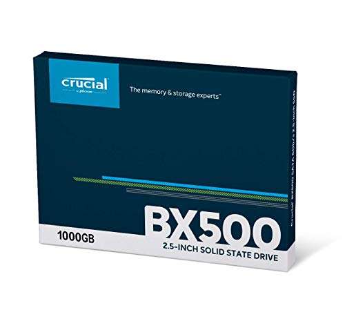 SSD interno Crucial BX500 1TB CT1000BX500SSD1 - hasta 540MB