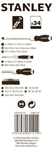 Stanley STHT0-62141 - Juego de destornilladores 34 piezas