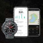 Amazfit T-Rex Smartwatch Pulsera Inteligente Reloj Deportativo Monitor de Sueño Notificación Llamada y Mensaje 5ATM GPS Diseño Resitente