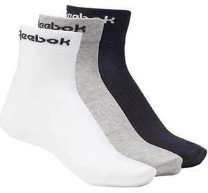 Pack 3 calcetines Reebok Act Core Ankle Sock Unisex adulto. Varios modelos.