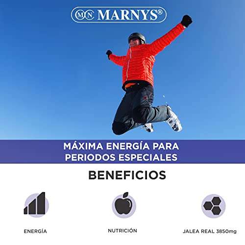 Marny's Jalea Real pura 3.850 mg - Royal Provite 5000 -Máxima energía para periodos especiales - 20 viales 416 g
