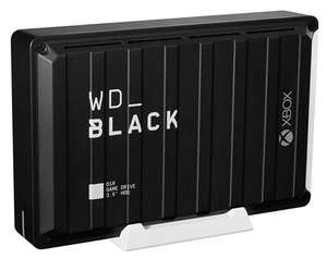 WD_BLACK D10 Game Drive para Xbox de 12 TB - 7200RPM con refrigeración activa + 1 mes de suscripción gratuita a Xbox Game Pass Ultimate