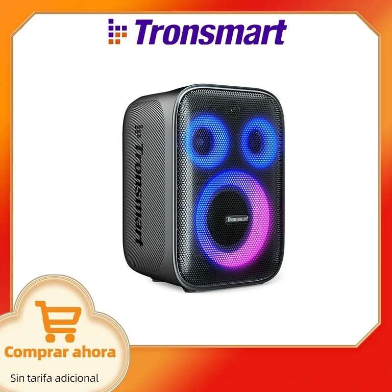Tronsmart-altavoz de Karaoke con Bluetooth Halo 200, sistema de sonido de 3 vías, salida de 120W, micrófono incorporado/con cable
