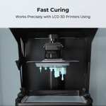 1kg de Resina de Impresora 3D 405nm, Curado UV con Alta Precisión, Bajo Olo, Fotopolímero de Curado Rápido para Impresoras LCD 3D Gris