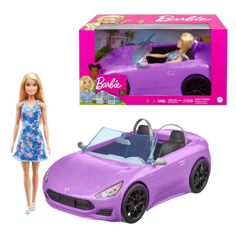 Barbie y su descapotable