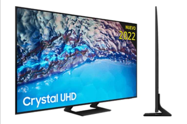TV LED 55" - Samsung UE55BU8500KXXC, UHD 4K, Procesador Crystal 4K, Smart TV, Calibración TV incluida, Negro