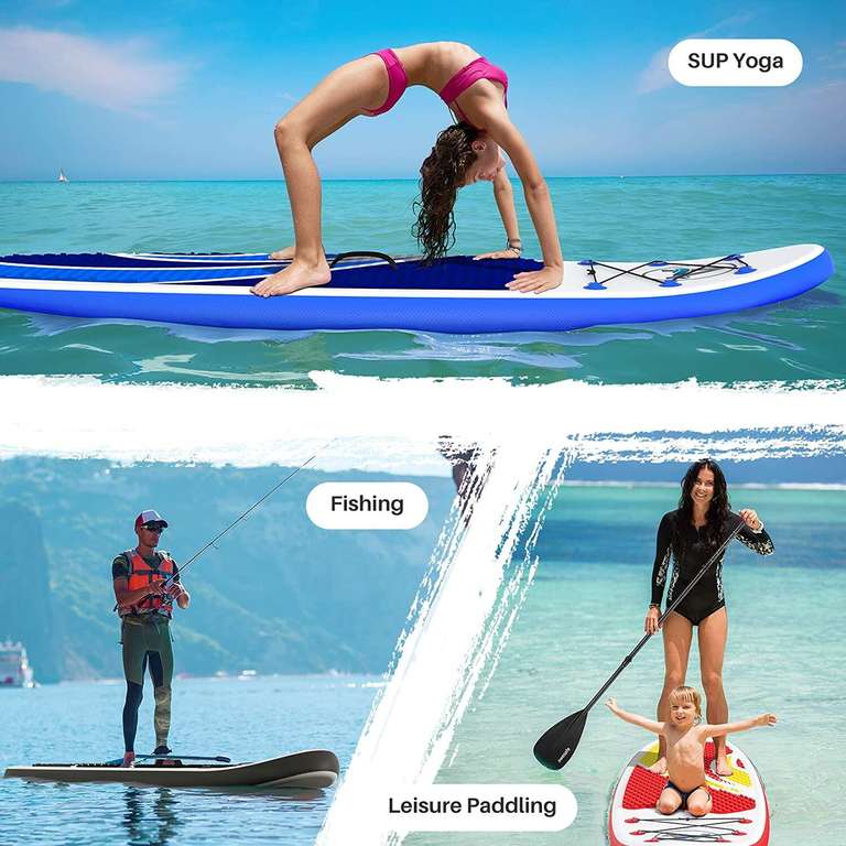 Tabla Paddle Surf Hinchable con accesorios, varias medidas y colores (con cupón bienvenida 129,79€)