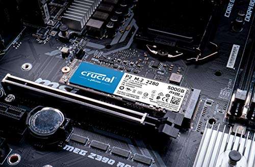 Crucial P2 CT2000P2SSD8 Disco Duro sólido Interno SSD de 2TB, de hasta 2400 MB/s