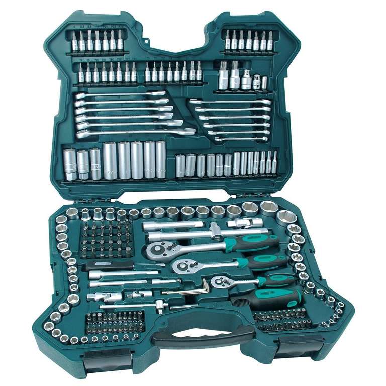 MANNESMANN - Maletín con llaves de vaso y otras herramientas, 215 piezas - M98430