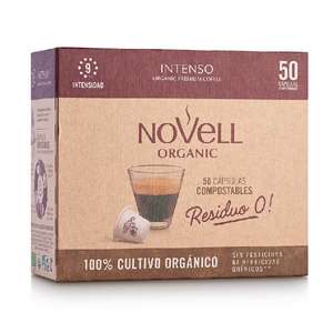 50 cápsulas orgánicas de cafe intenso