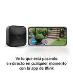 Blink Outdoor | Cámara de seguridad HD inalámbrica y resistente a la intemperie, 1 cámara + Blink Video Doorbel