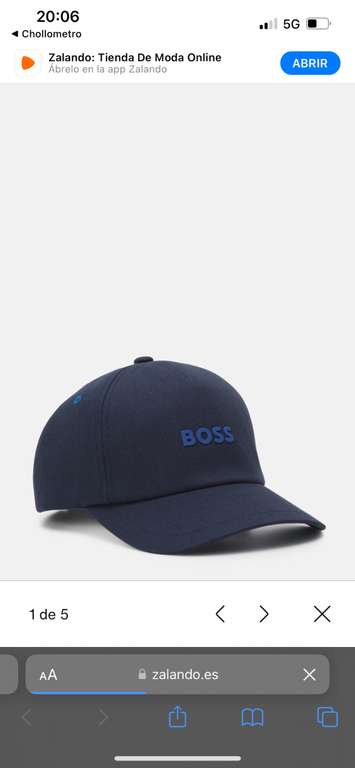 Gorra boss azul