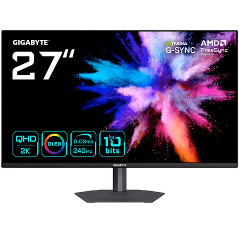 Monitor Gigabyte GO27Q24A 27" QHD 2K QD-OLED 240Hz 0.03ms