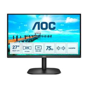 AOC 27B2AM - Monitor FHD de 27 pulgadas (1920 x 1080, 75 Hz, VGA, HDMI) Negro