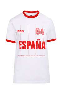 Camiseta de España Los Ángeles 84 blancas