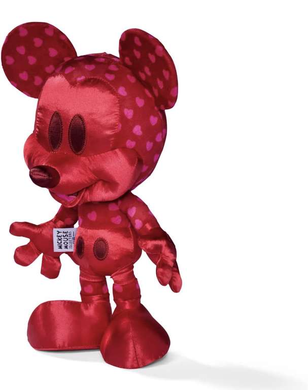 Mickey Mouse Amor de Disney, Edición de Julio, Peluche 35 cm en Caja de Regalo, Suave Juguete para Niños