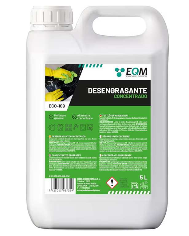 Imagen de EQM ECO-109 Desengrasante Concentr