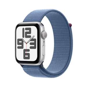 Apple Watch SE de 2.ª generación, 2023 [GPS] Smartwatch con Caja de Aluminio en Plata de 44 mm y Correa Loop Deportiva Azul Invierno.