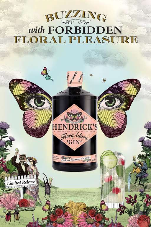 Hendrick's Flora Adora Ginebra Edición Limitada, 70cl