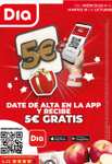 Date de alta en la app del Supermercado DIA entre 04/10 y 04/11 de 2023 y recibe 5€ Gratis