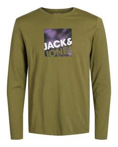 Camiseta de manga larga de hombre Jack & Jones (Varias Tallas en 3 Colores)