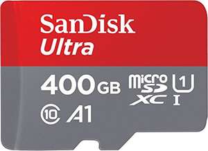 SanDisk Ultra microSDHC 400GB+ SD adapter