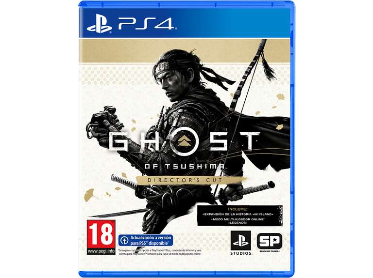 PS4 Ghost of Tsushima (Director's Cut) - Recogida en tienda gratuita (Amazon iguala)