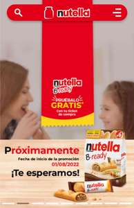 Nuevo Pruébalo gratis de Nutella B-ready