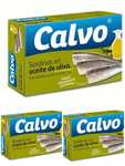 3x Calvo Sardinas en Aceite de Oliva 120g [1'01€/ud]