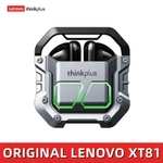2 x Lenovo-Auriculares deportivos XT81 con Bluetooth, 2 Colores. Oferta Válida Para Nuevos Usuarios.
