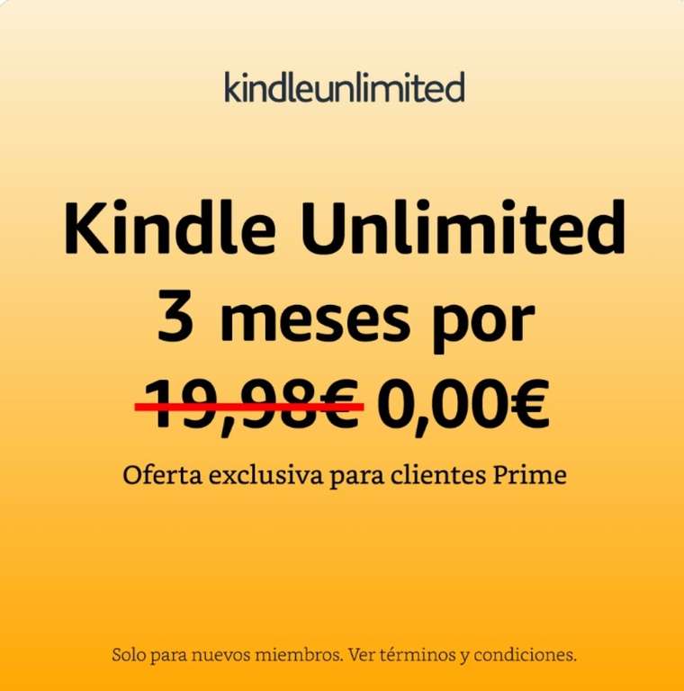 Kindle Unlimited Gratis 3 meses