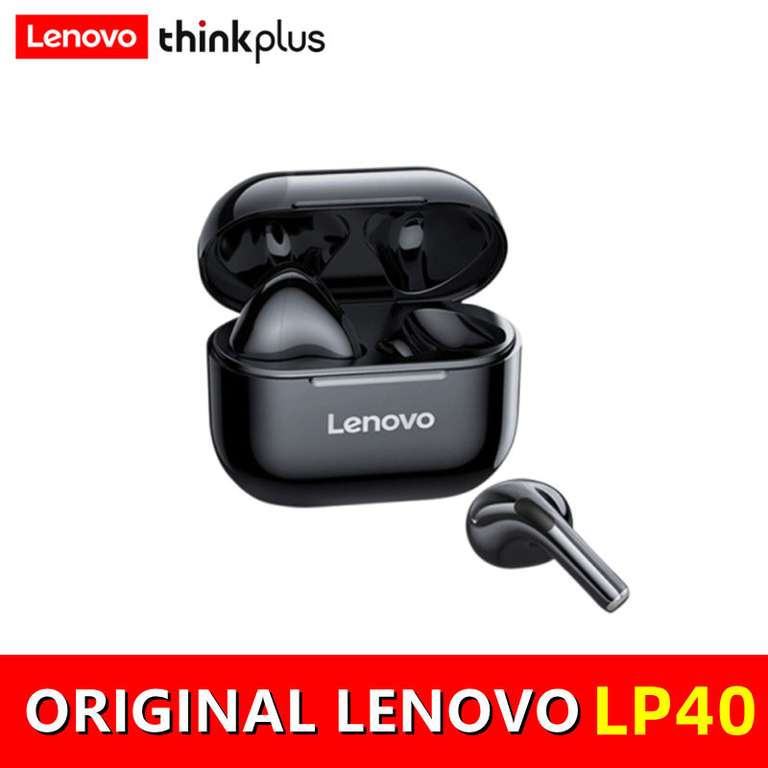 2 auriculares Lenovo inalámbricos LP40