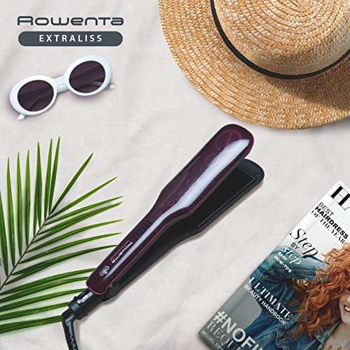 Rowenta Extra Liss SF4112 - Plancha de pelo con Recubrimiento de Keratina y  Turmalina » Chollometro