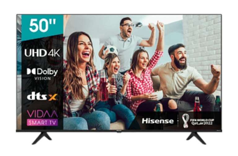 Smart TV LED Hisense 50" 4K UltraHD HDR10 Dolby
