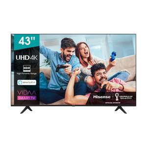 TV LED UHD 4K - Hisense 43A7100F, 43 pulgadas, HDR 10