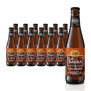 La Sagra Calabaza y Canela. Cerveza Pumpkin Ale. 6,5% Vol. Caja con 12 botellas de 33 cl [C. Recurrente]